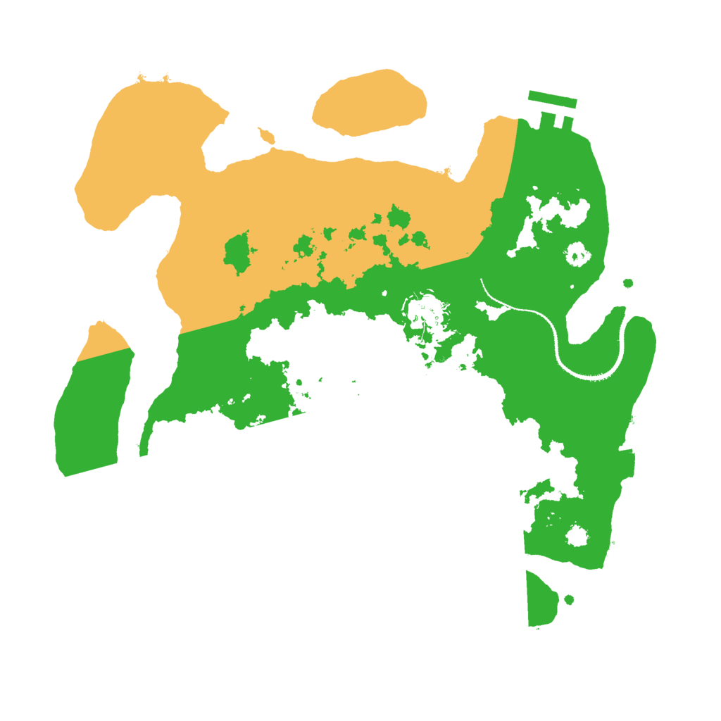 Biome Rust Map: Procedural Map, Size: 3000, Seed: 1526587495