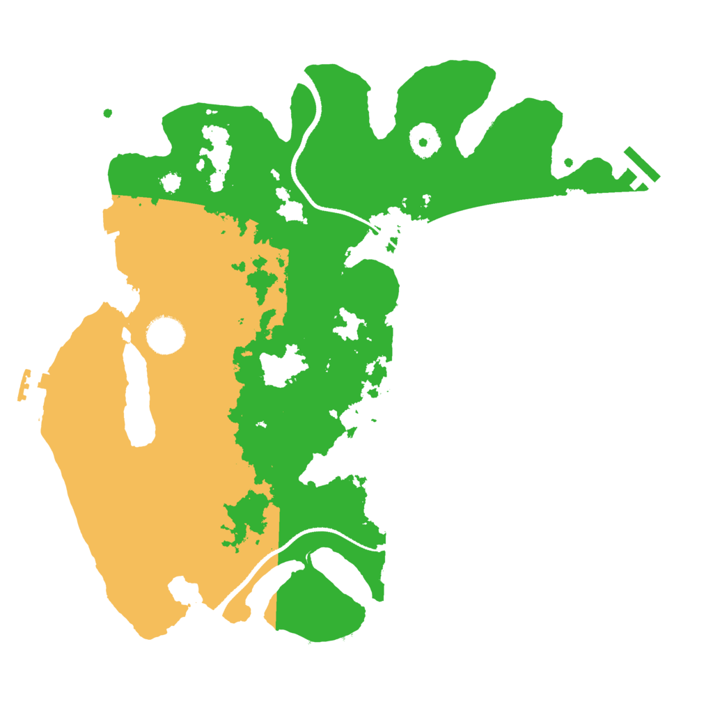 Biome Rust Map: Procedural Map, Size: 3300, Seed: 56945