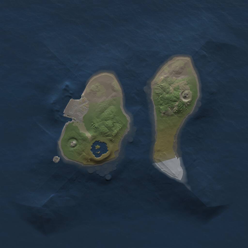 Rust Map: Procedural Map, Size: 1500, Seed: 402751256, 1 Monuments