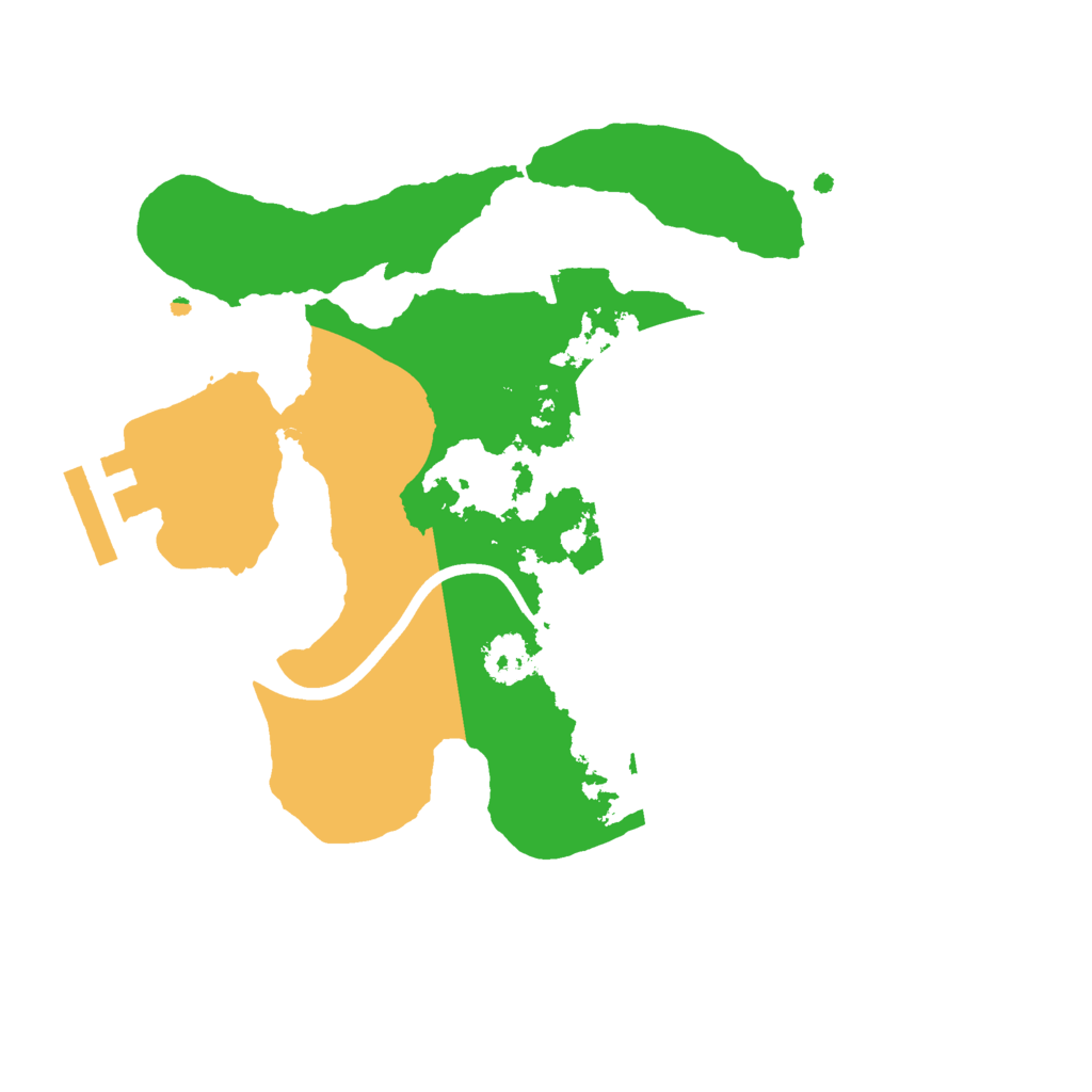 Biome Rust Map: Procedural Map, Size: 2200, Seed: 1524541174