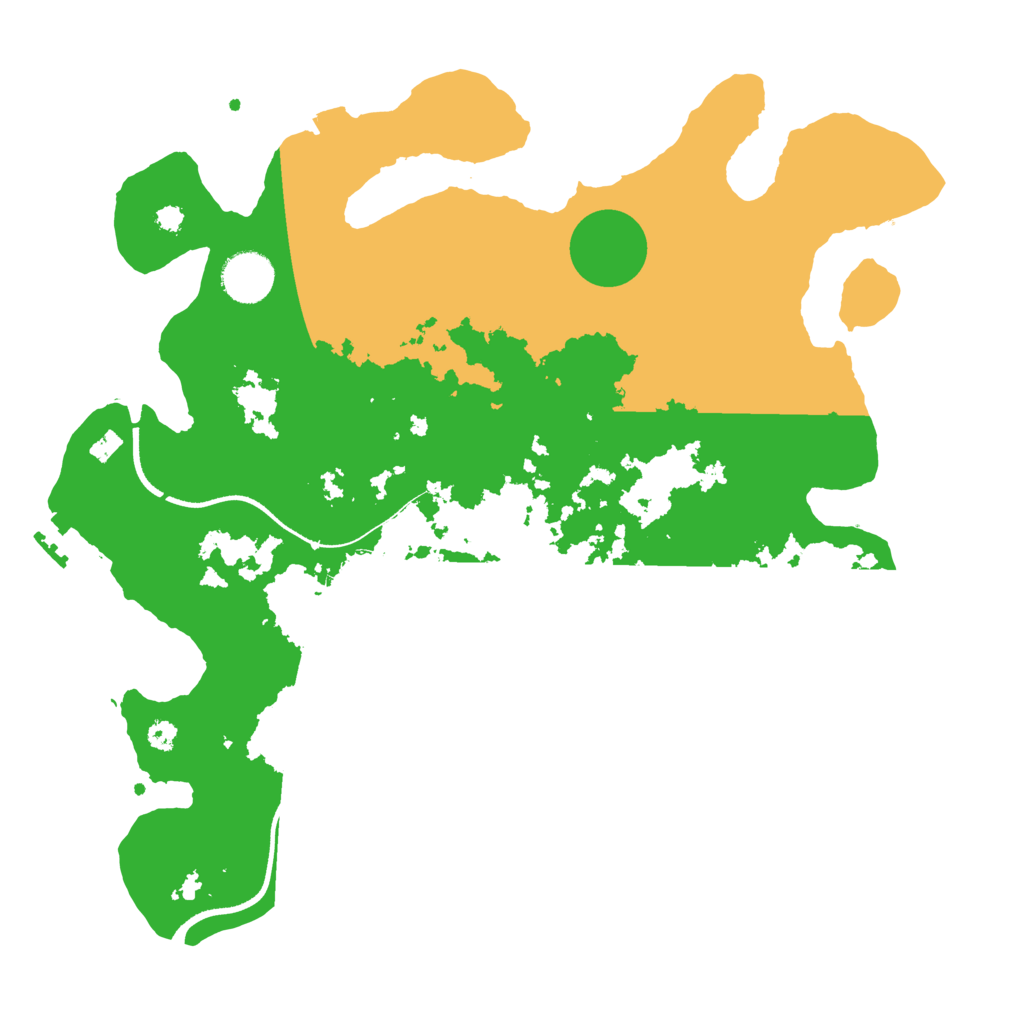 Biome Rust Map: Procedural Map, Size: 3500, Seed: 549093183