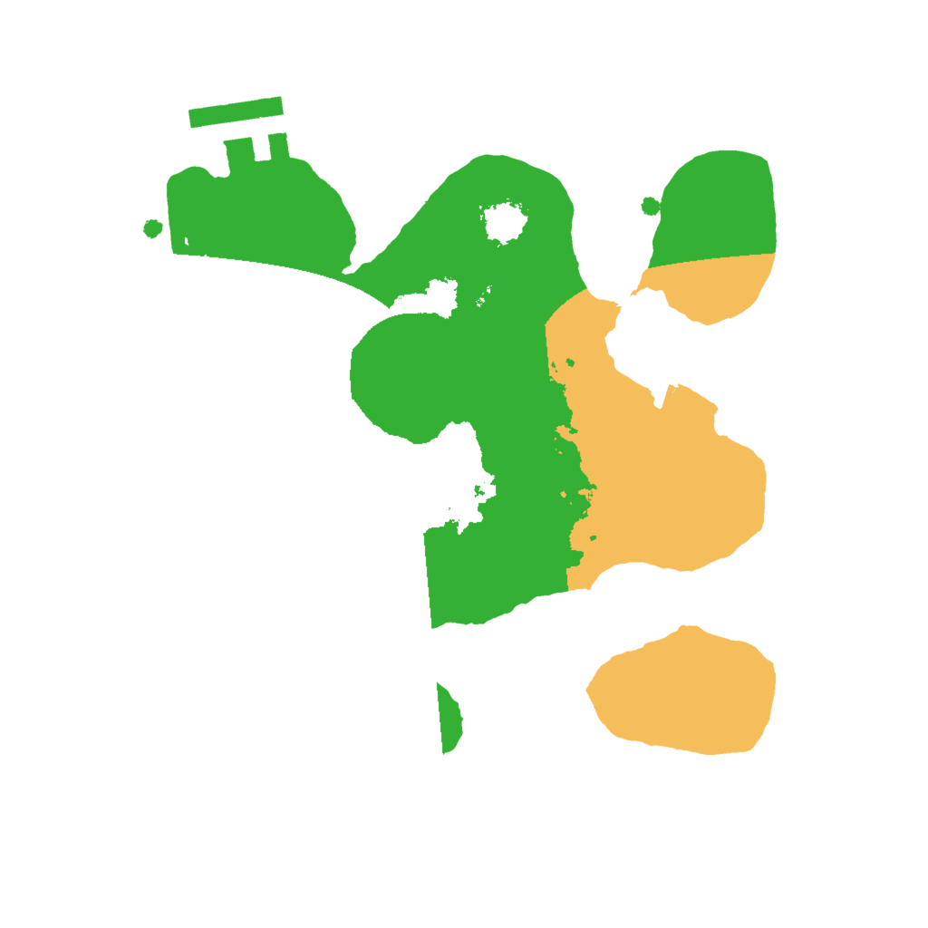 Biome Rust Map: Procedural Map, Size: 2000, Seed: 1218275170