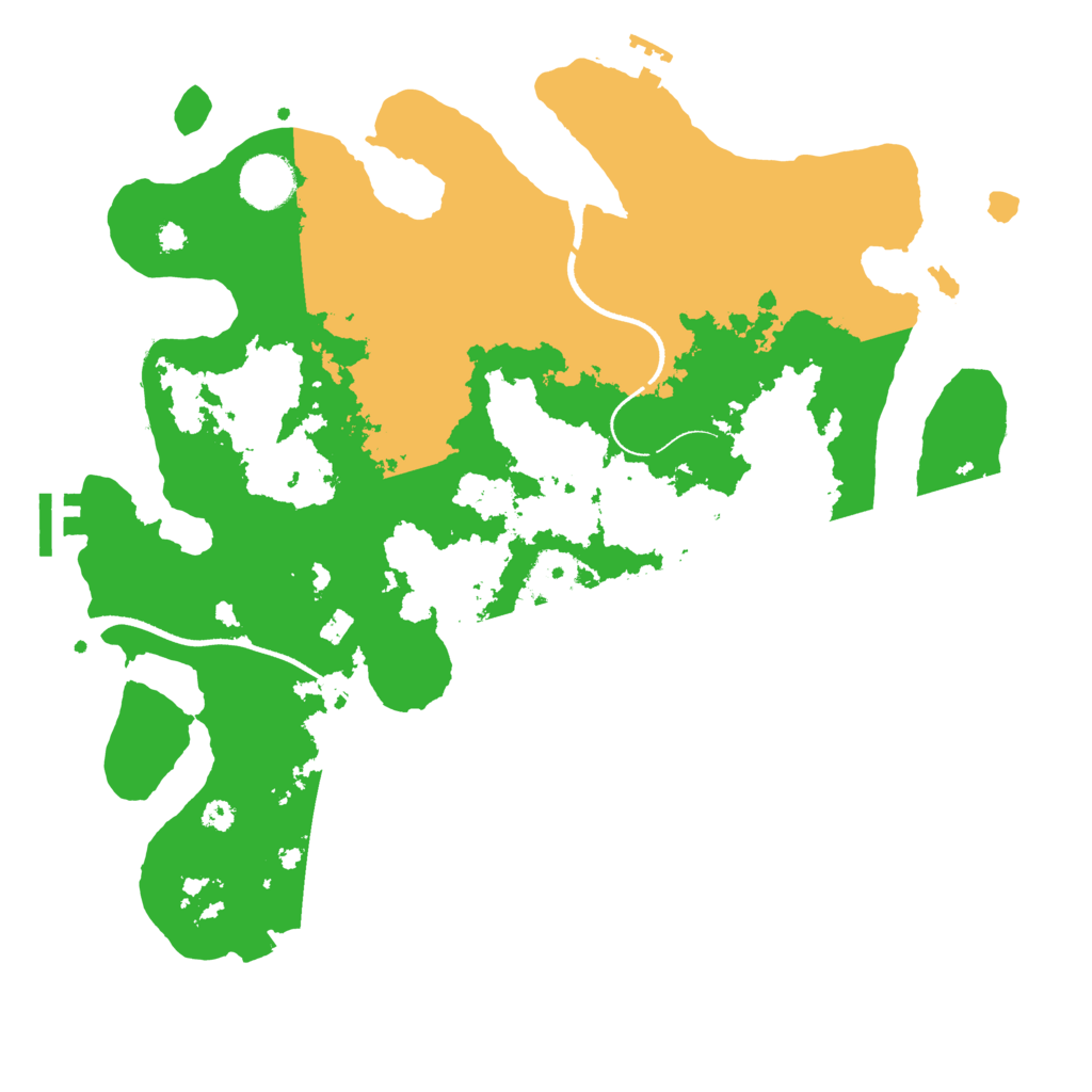 Biome Rust Map: Procedural Map, Size: 3501, Seed: 1338