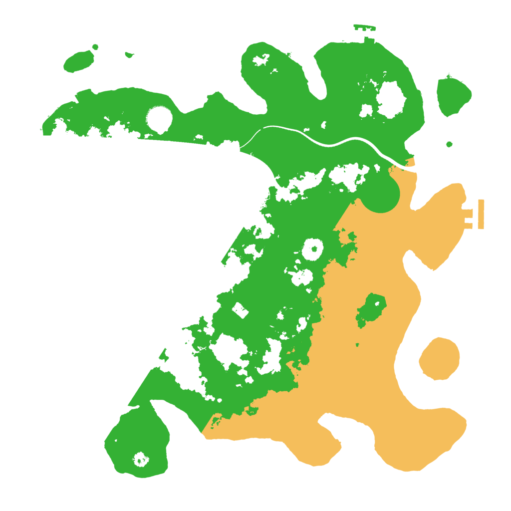 Biome Rust Map: Procedural Map, Size: 3500, Seed: 1073525414