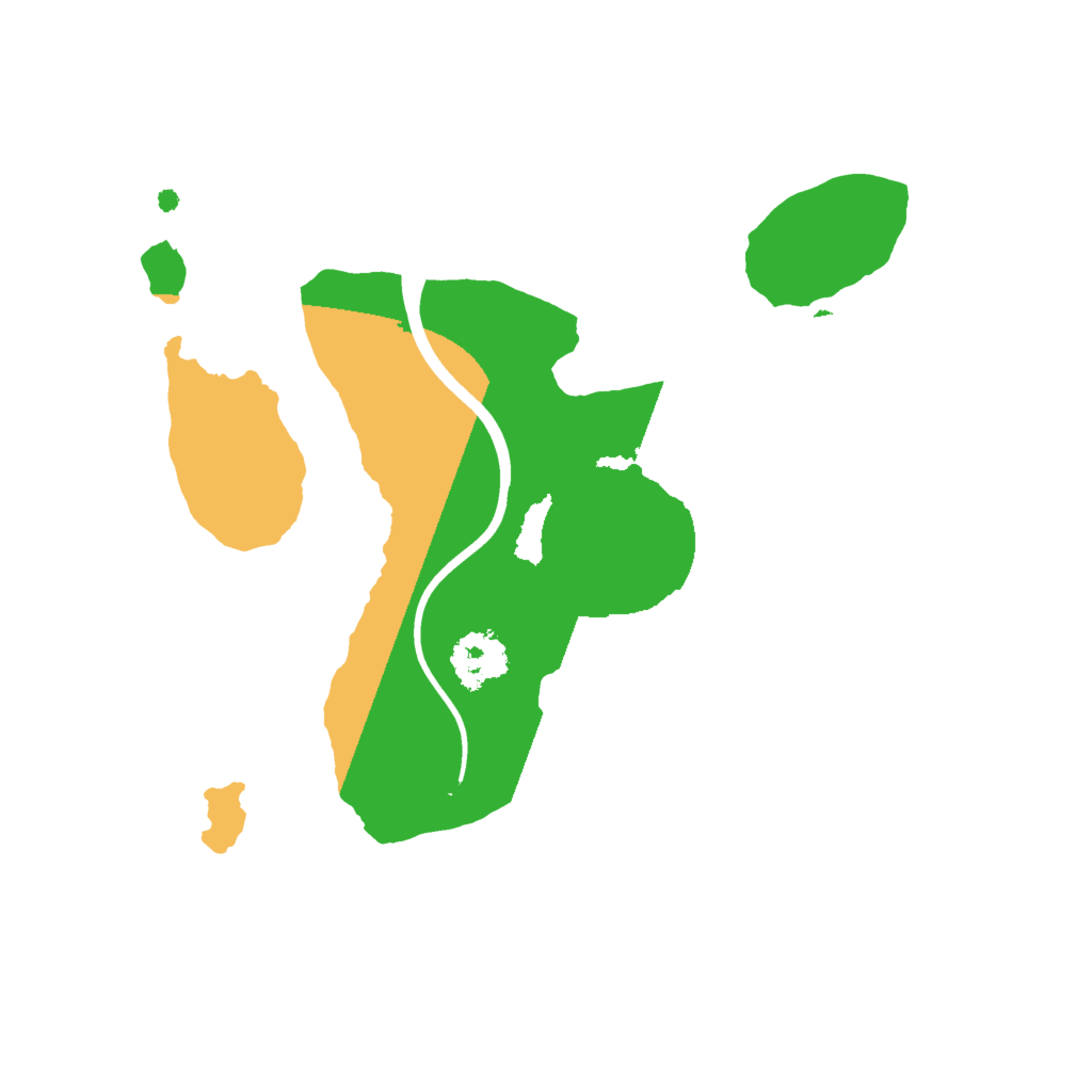 Biome Rust Map: Procedural Map, Size: 2000, Seed: 1142185715