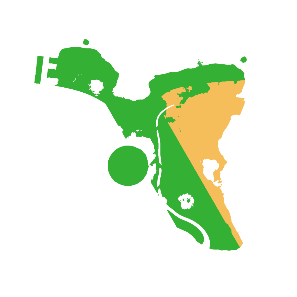 Biome Rust Map: Procedural Map, Size: 1950, Seed: 1842183722
