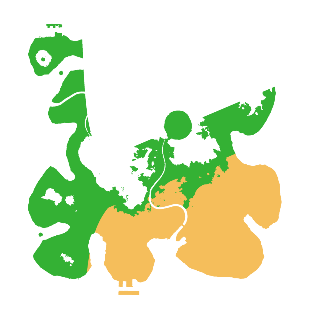 Biome Rust Map: Procedural Map, Size: 3000, Seed: 1840239366