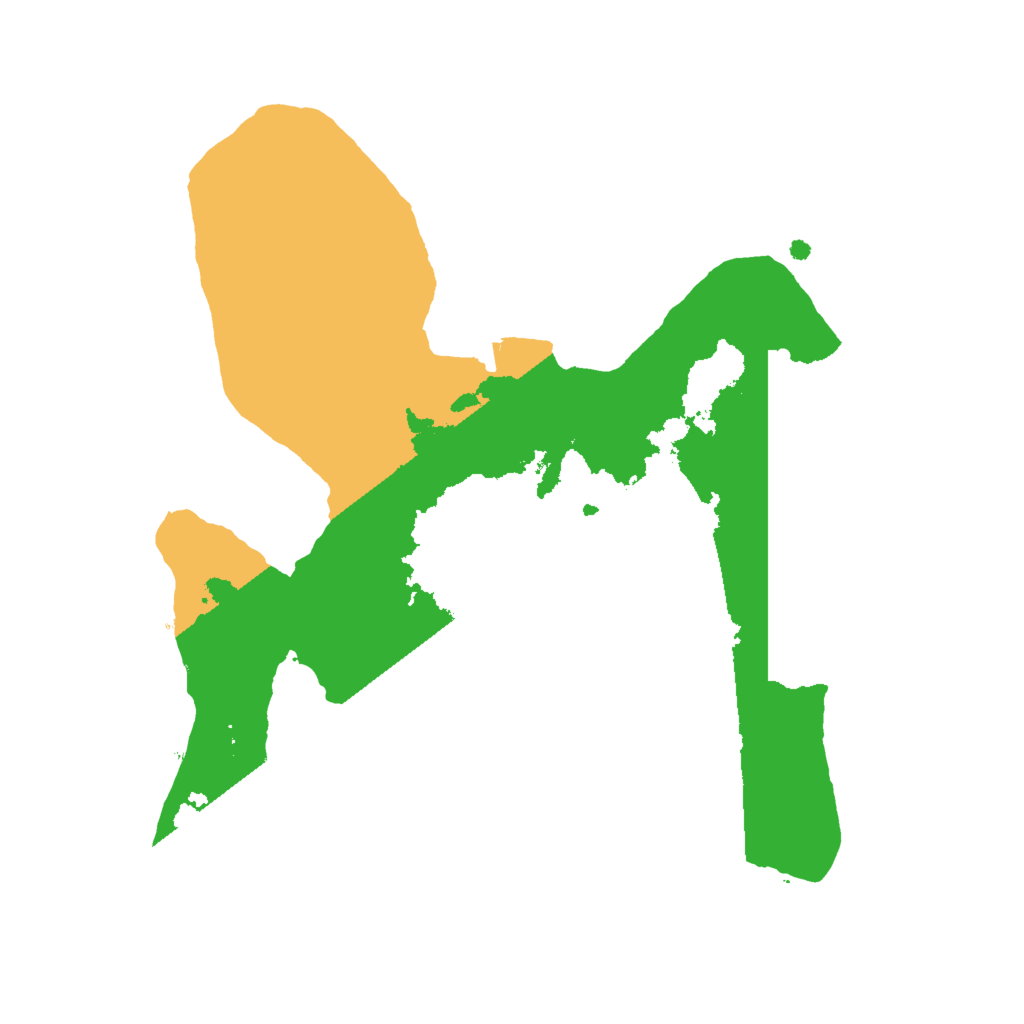 Biome Rust Map: Procedural Map, Size: 2000, Seed: 510333292