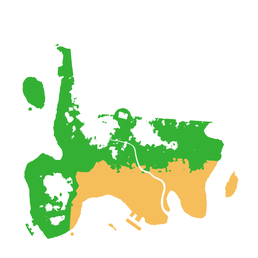 Biome Rust Map: Procedural Map, Size: 3000, Seed: 2004402332