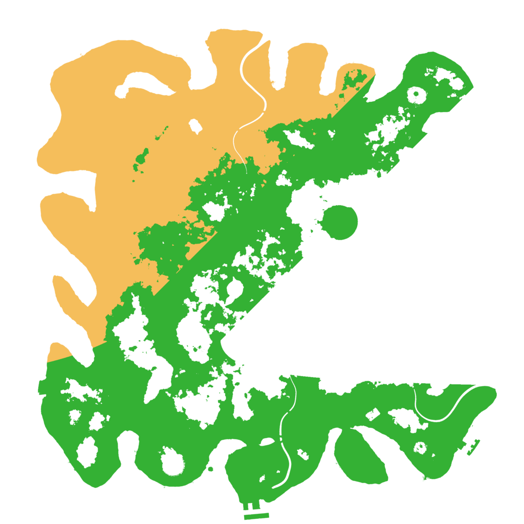 Biome Rust Map: Procedural Map, Size: 4250, Seed: 145035530