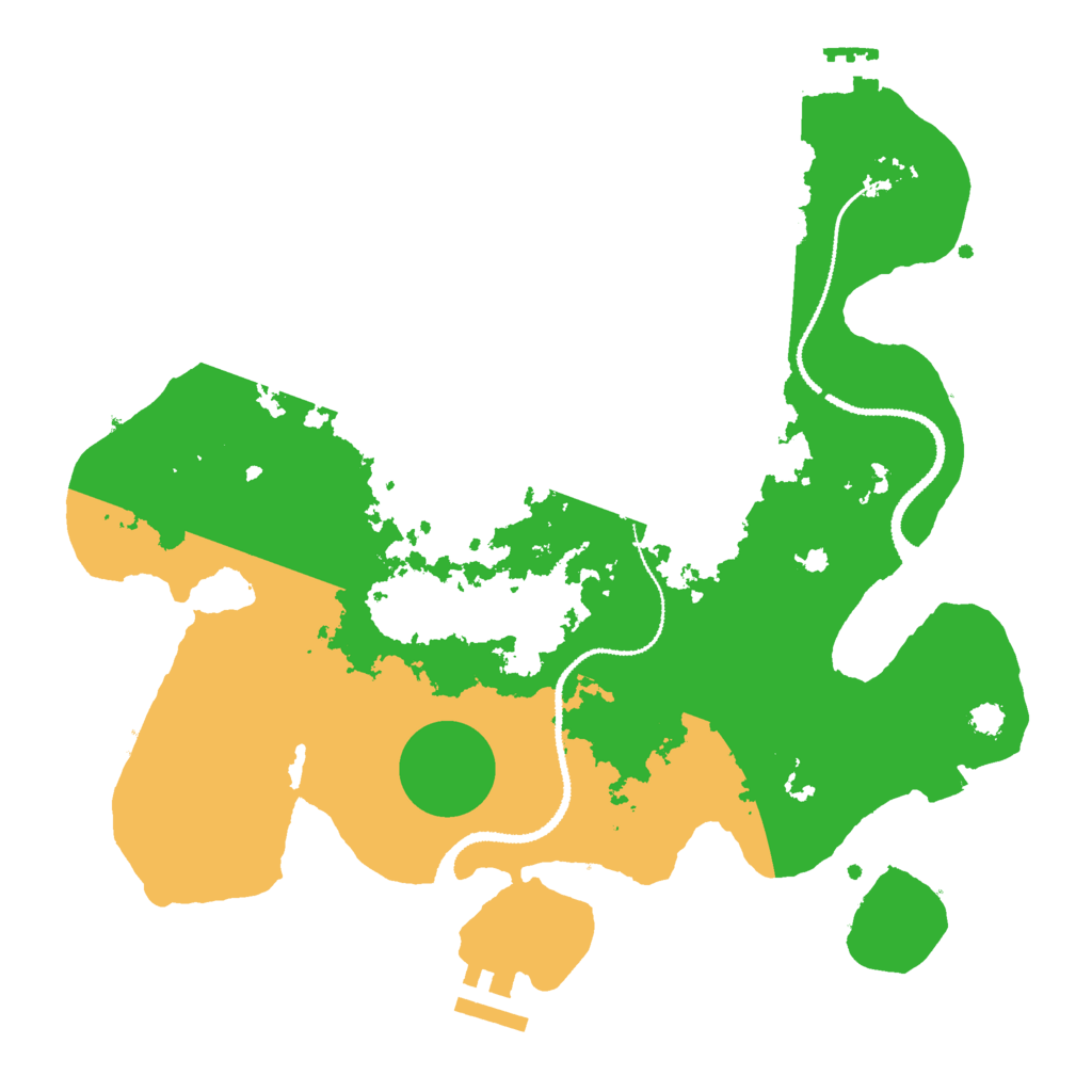 Biome Rust Map: Procedural Map, Size: 3000, Seed: 1972079016