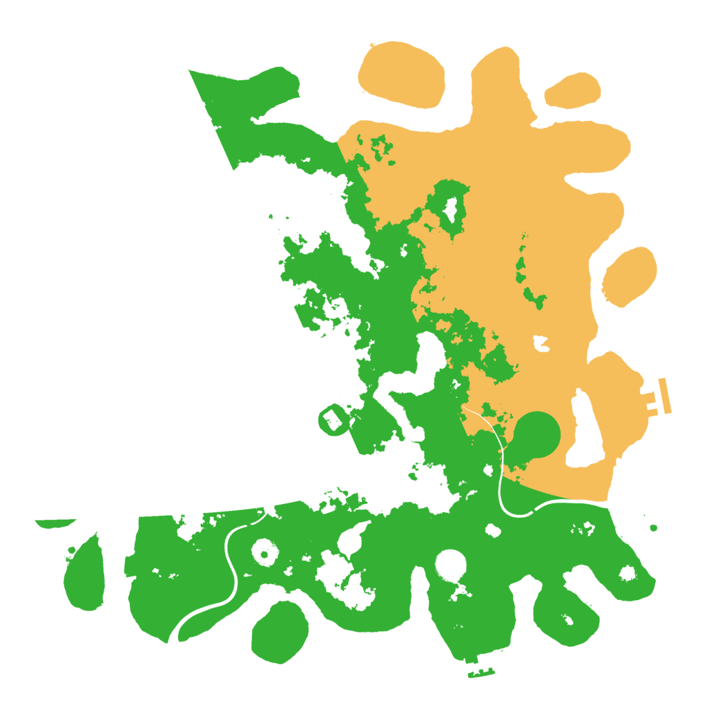 Biome Rust Map: Procedural Map, Size: 4000, Seed: 399007266