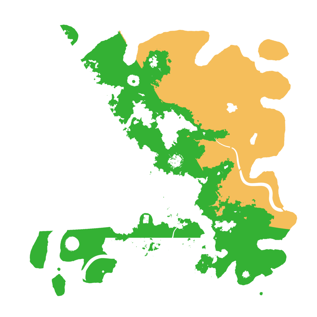 Biome Rust Map: Procedural Map, Size: 4001, Seed: 17284