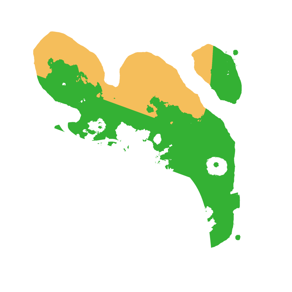 Biome Rust Map: Procedural Map, Size: 2200, Seed: 1306566125