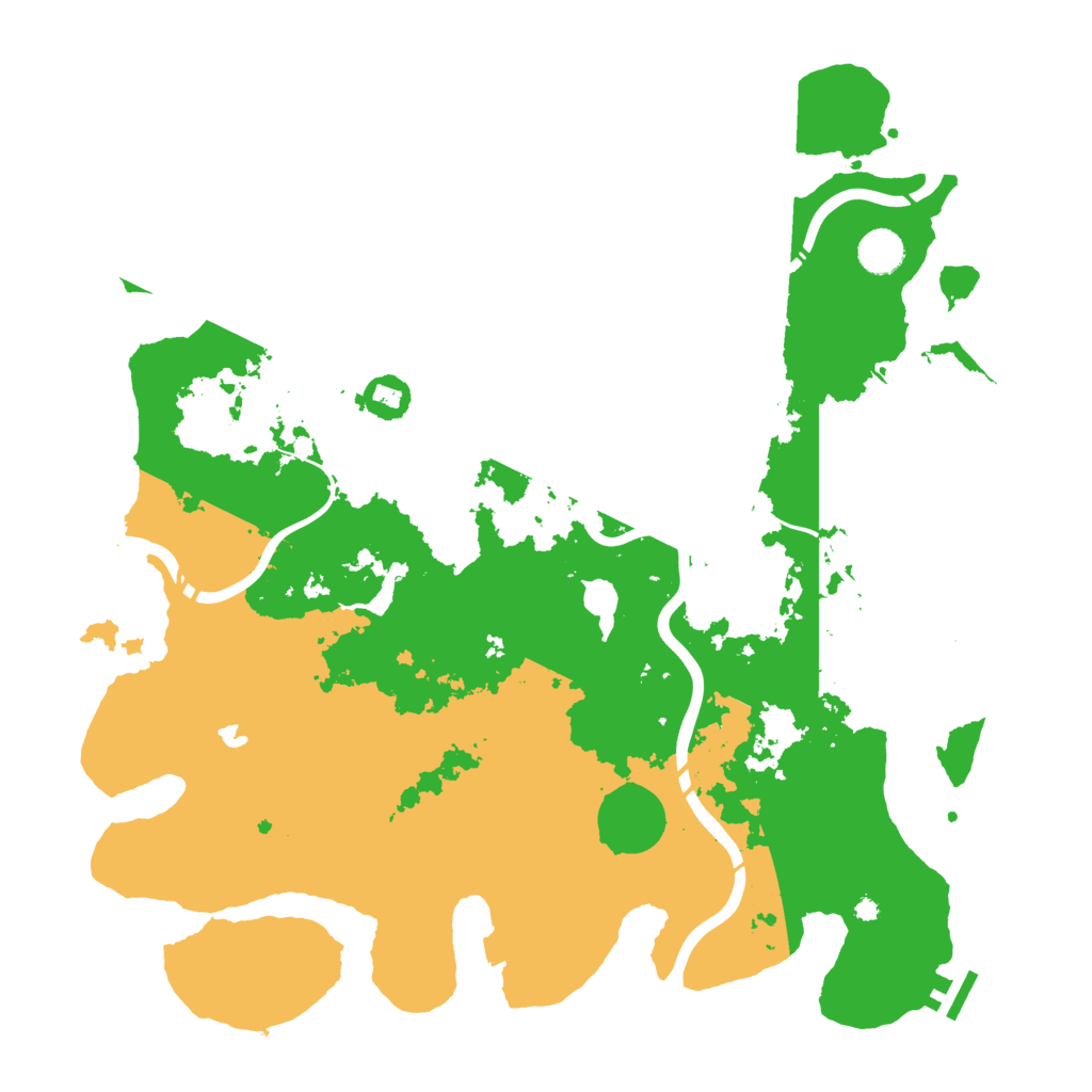 Biome Rust Map: Procedural Map, Size: 4250, Seed: 608710245