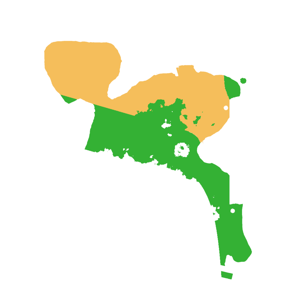 Biome Rust Map: Procedural Map, Size: 2048, Seed: 2147483647