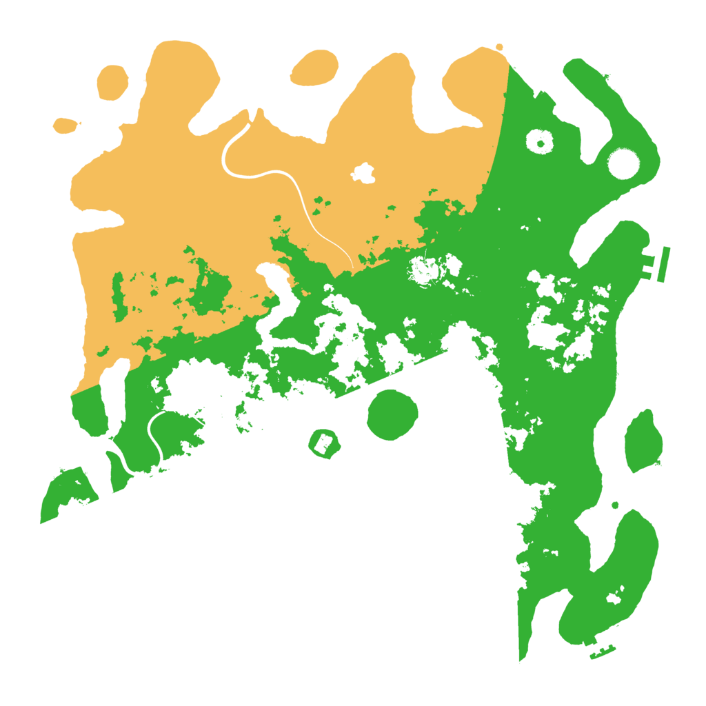 Biome Rust Map: Procedural Map, Size: 4000, Seed: 14881337