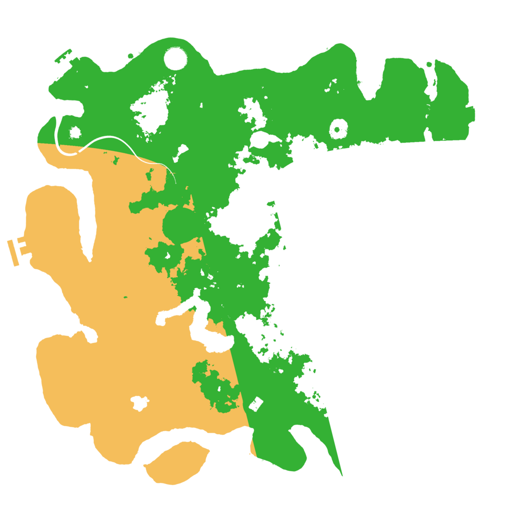 Biome Rust Map: Procedural Map, Size: 4000, Seed: 1233766453
