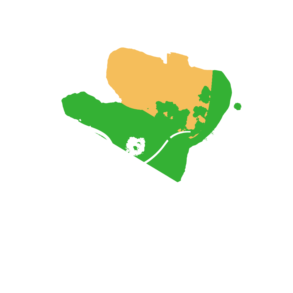 Biome Rust Map: Procedural Map, Size: 1600, Seed: 1143986688