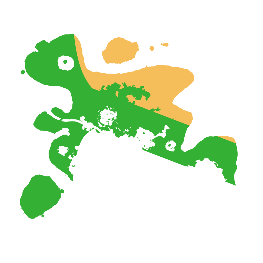 Biome Rust Map: Procedural Map, Size: 2500, Seed: 5562