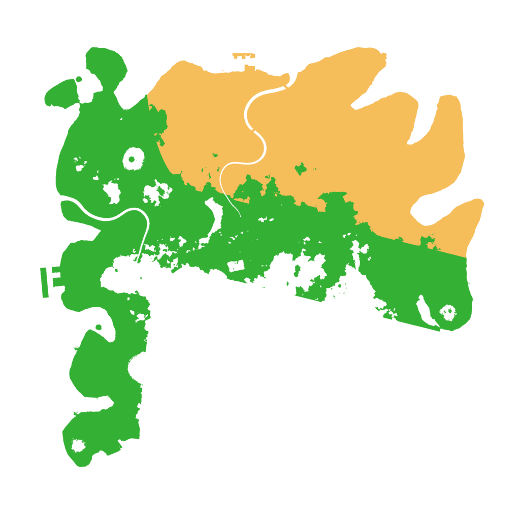 Biome Rust Map: Procedural Map, Size: 3500, Seed: 1362324569