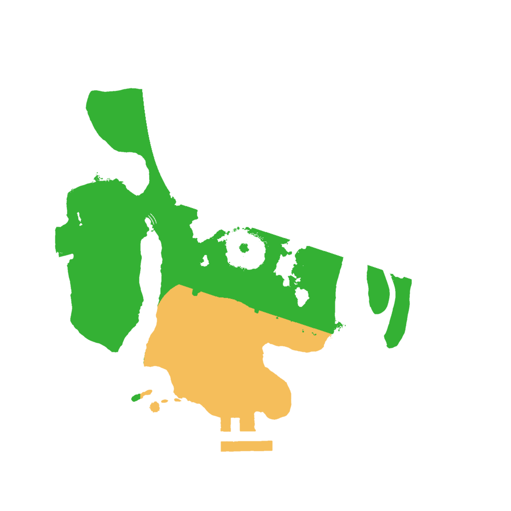 Biome Rust Map: Procedural Map, Size: 2000, Seed: 1036312764