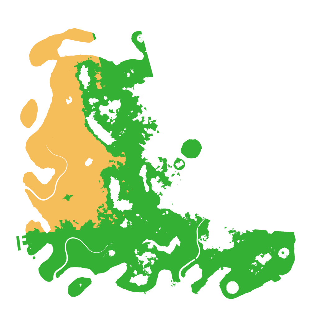 Biome Rust Map: Procedural Map, Size: 4500, Seed: 160291