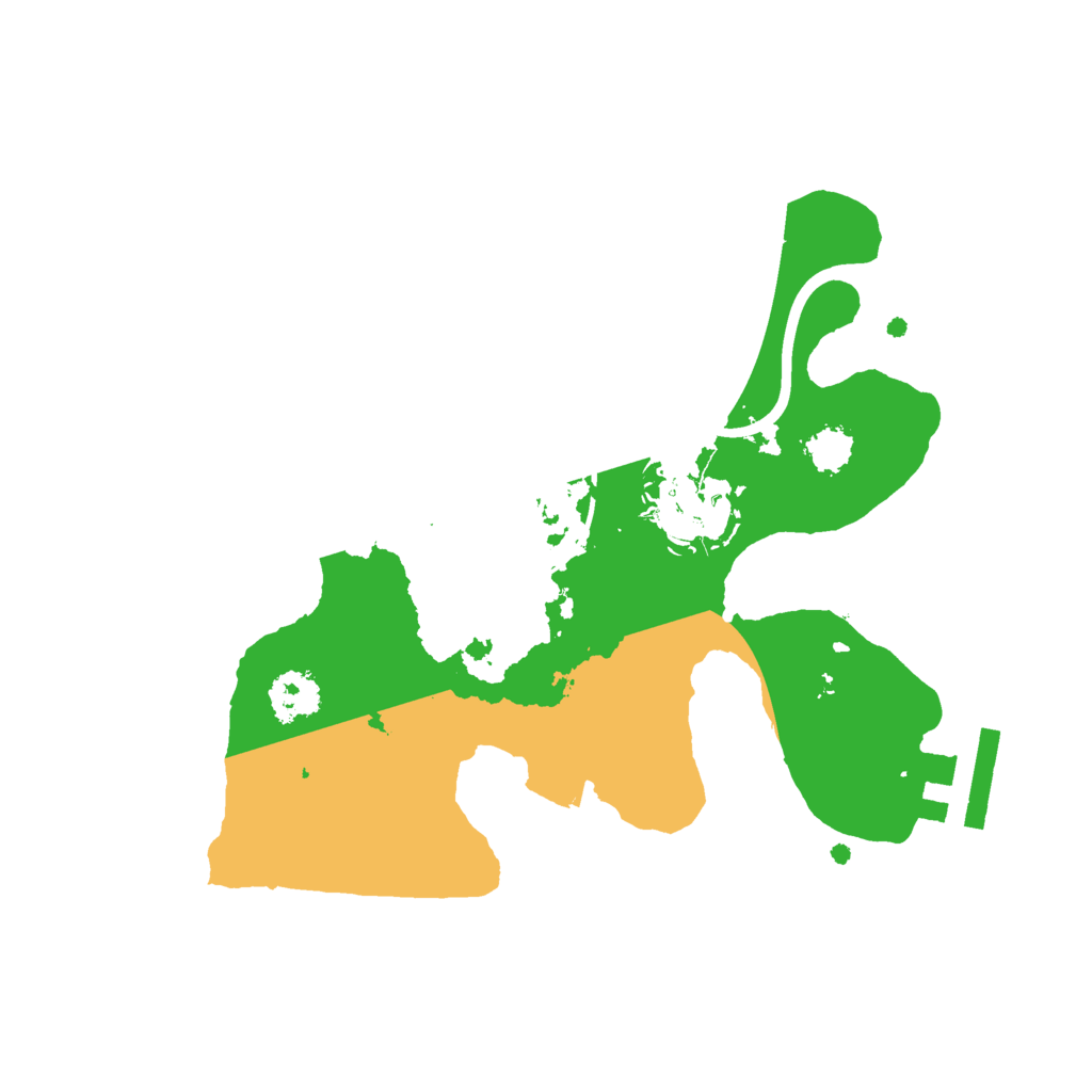 Biome Rust Map: Procedural Map, Size: 2200, Seed: 1629867002