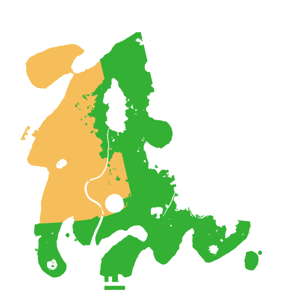 Biome Rust Map: Procedural Map, Size: 3000, Seed: 721363956