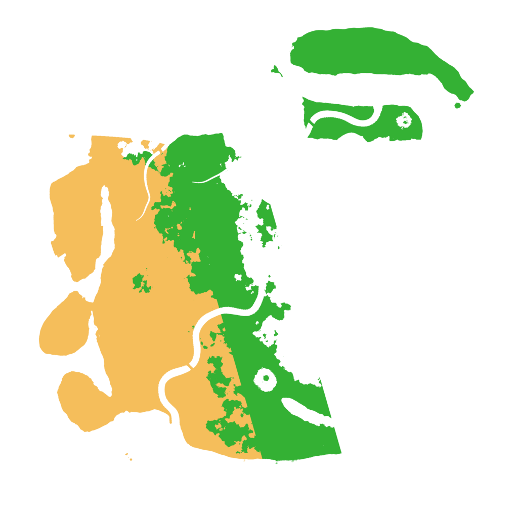 Biome Rust Map: Procedural Map, Size: 3500, Seed: 897839284