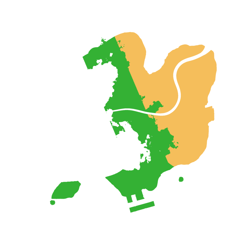Biome Rust Map: Procedural Map, Size: 2000, Seed: 1887064656