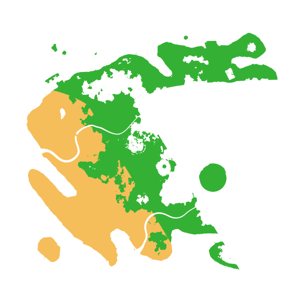 Biome Rust Map: Procedural Map, Size: 3000, Seed: 519619658