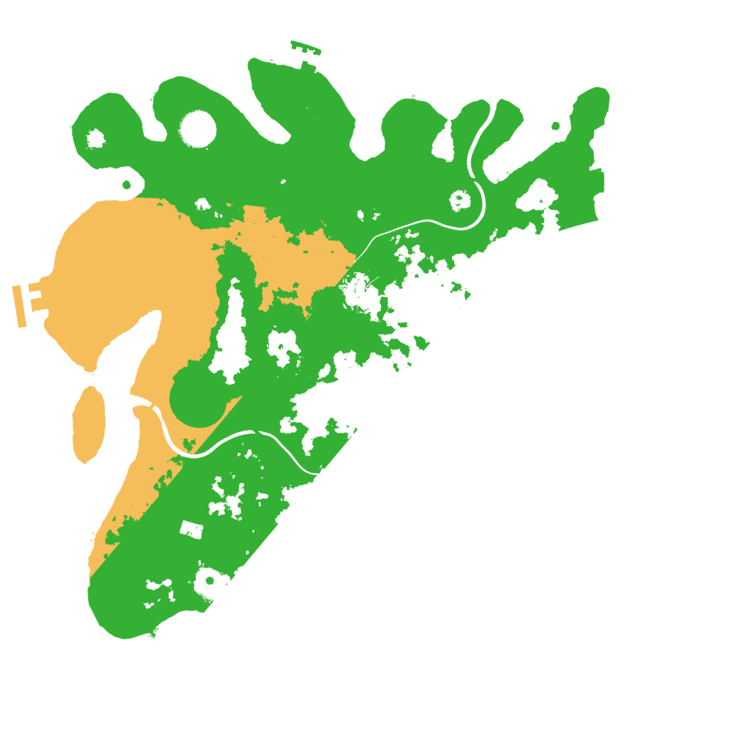 Biome Rust Map: Procedural Map, Size: 3500, Seed: 981739212