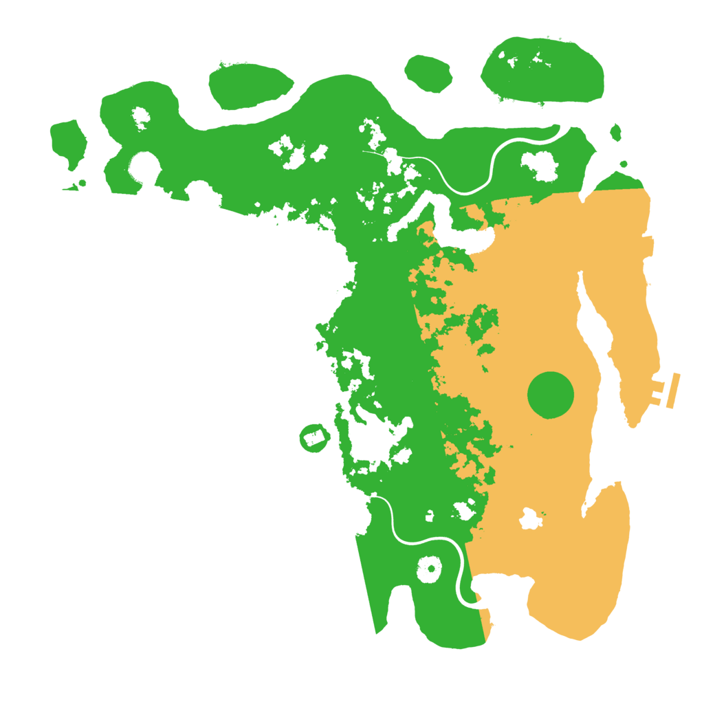 Biome Rust Map: Procedural Map, Size: 4000, Seed: 51607