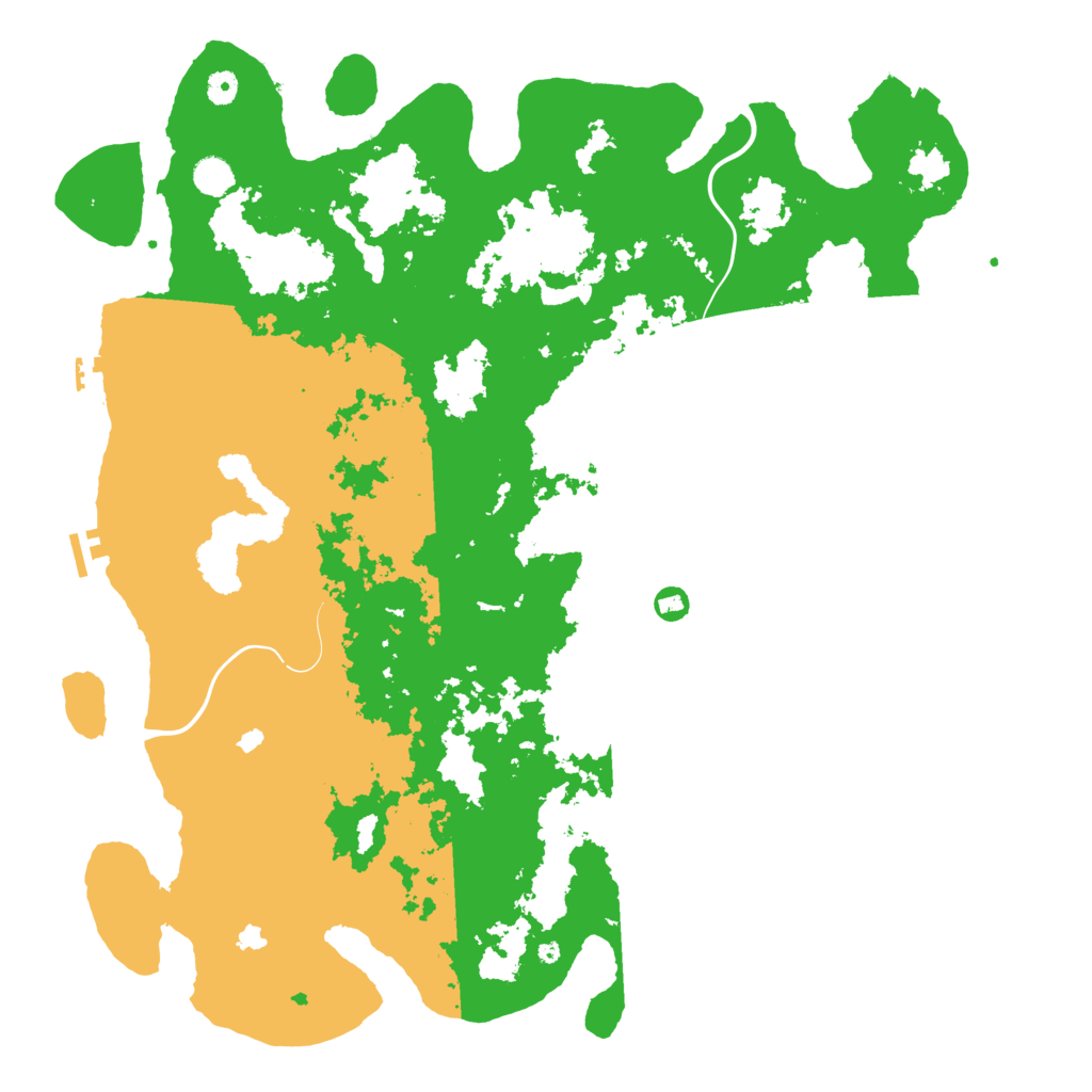 Biome Rust Map: Procedural Map, Size: 5000, Seed: 13689