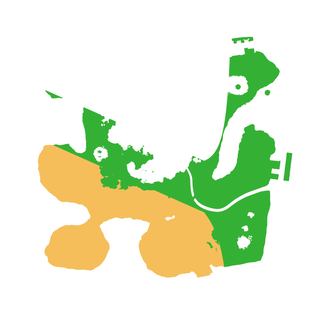 Biome Rust Map: Procedural Map, Size: 2250, Seed: 543663095