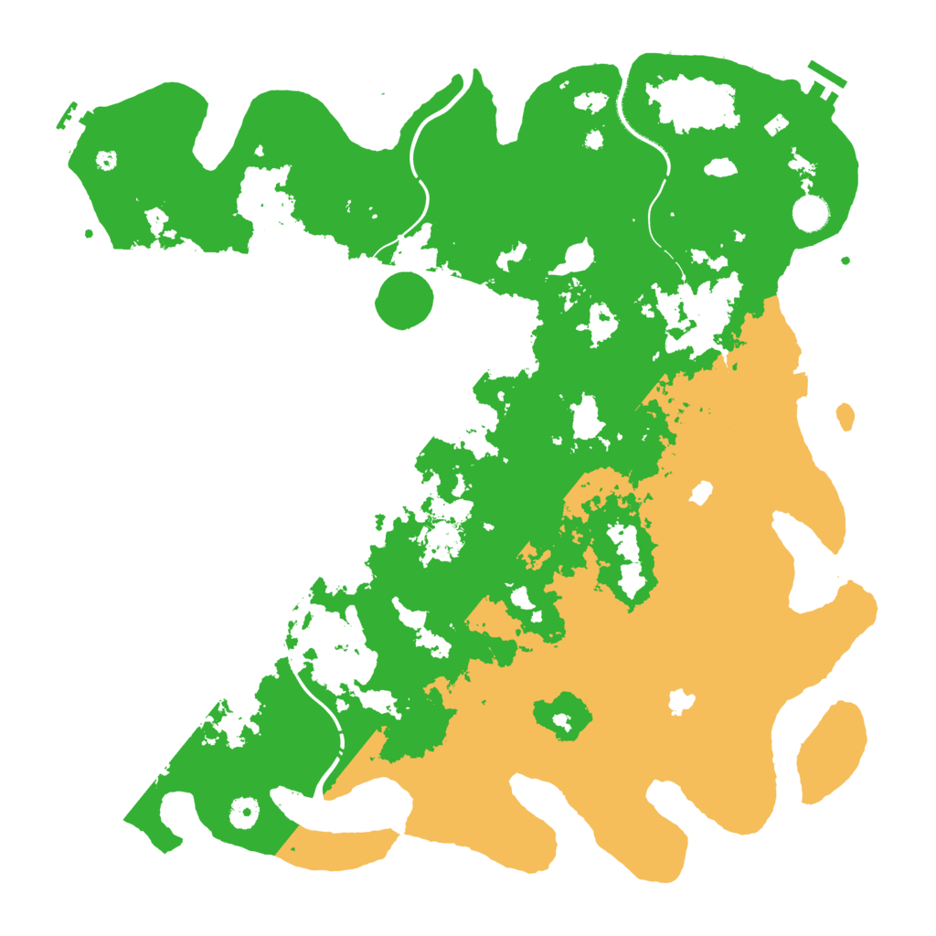 Biome Rust Map: Procedural Map, Size: 4500, Seed: 1667018035