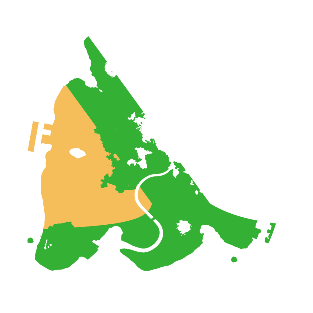 Biome Rust Map: Procedural Map, Size: 2100, Seed: 978973525