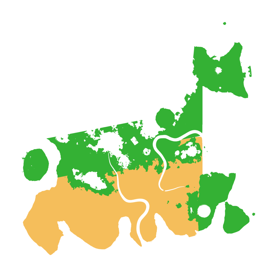 Biome Rust Map: Procedural Map, Size: 3750, Seed: 49999