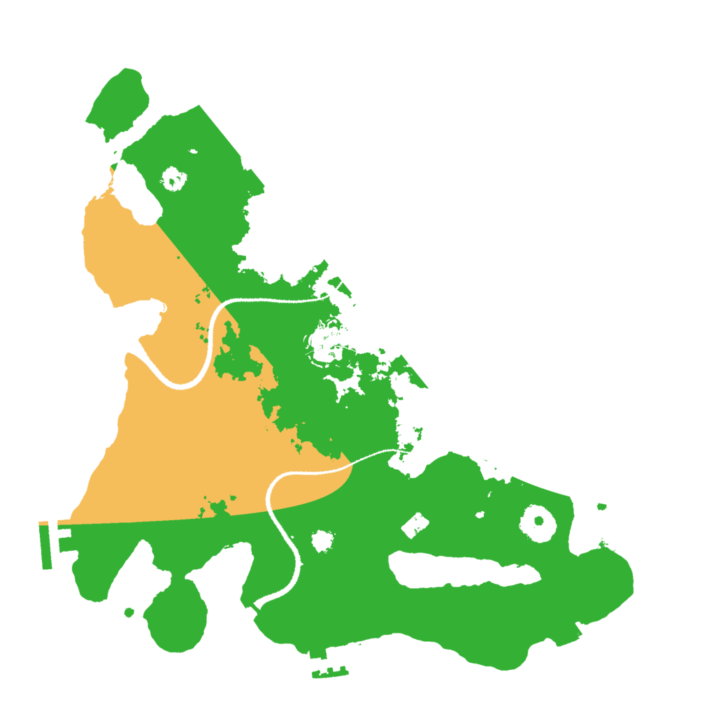 Biome Rust Map: Procedural Map, Size: 3000, Seed: 711415107