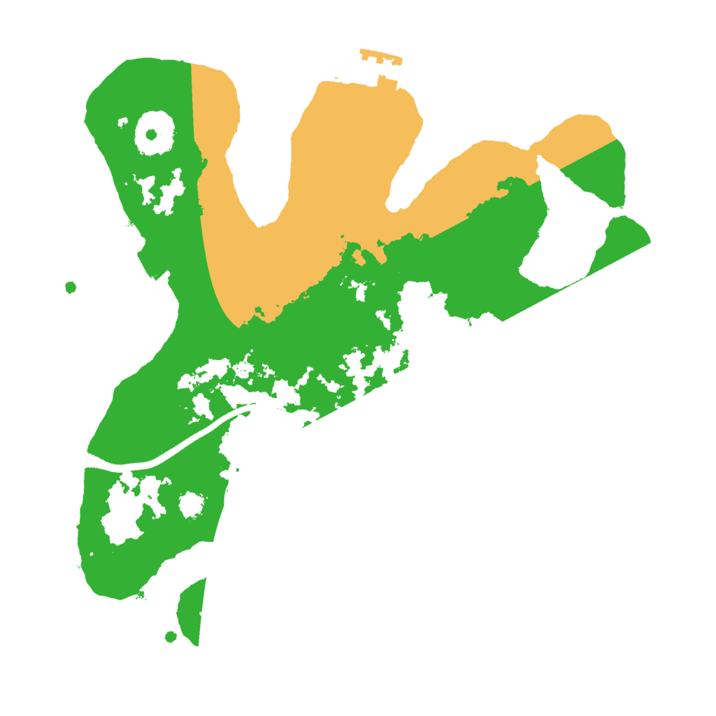 Biome Rust Map: Procedural Map, Size: 2520, Seed: 481981