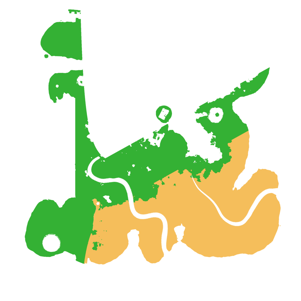 Biome Rust Map: Procedural Map, Size: 3000, Seed: 602588552