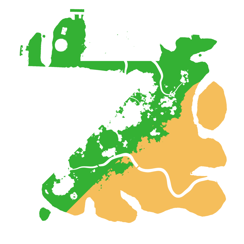 Biome Rust Map: Procedural Map, Size: 3500, Seed: 1177298244