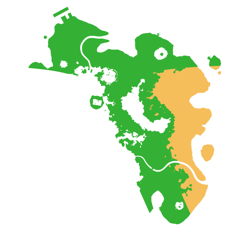 Biome Rust Map: Procedural Map, Size: 3000, Seed: 915982483
