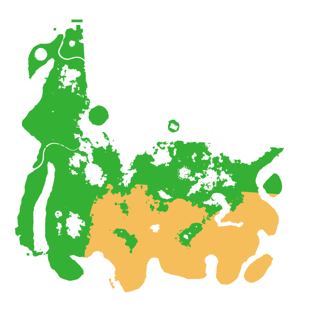 Biome Rust Map: Procedural Map, Size: 4400, Seed: 600