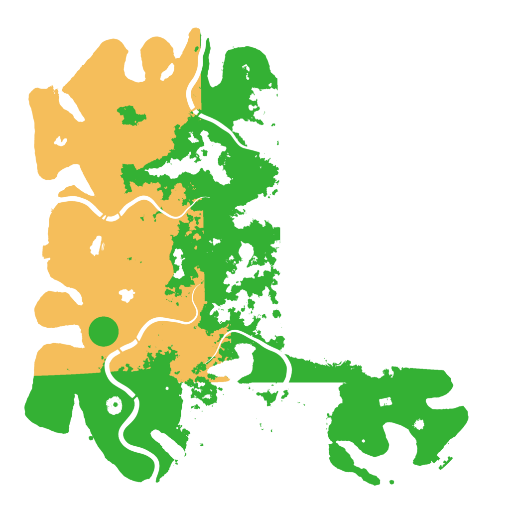 Biome Rust Map: Procedural Map, Size: 4500, Seed: 5867865