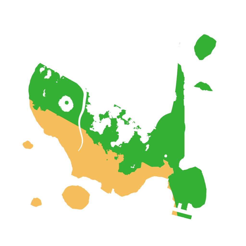 Biome Rust Map: Procedural Map, Size: 2500, Seed: 1659358847