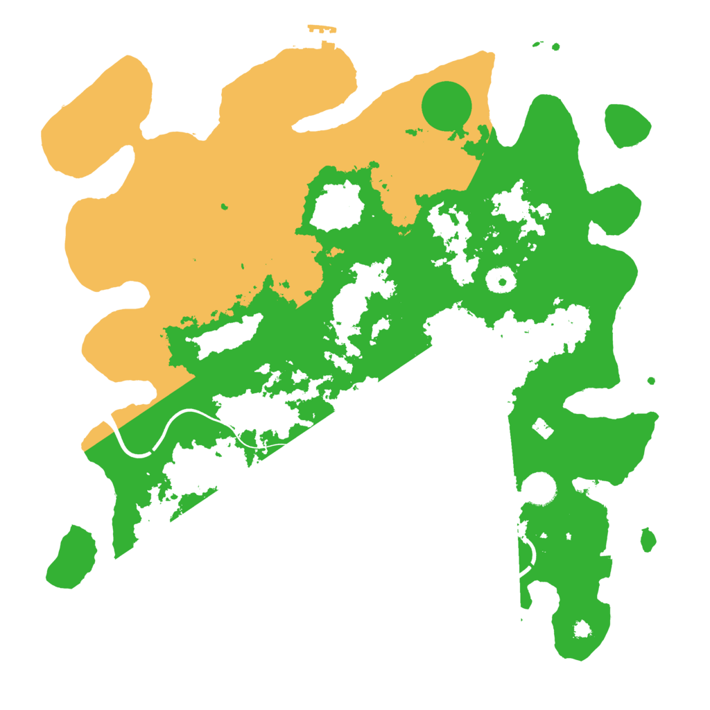 Biome Rust Map: Procedural Map, Size: 3750, Seed: 4521421