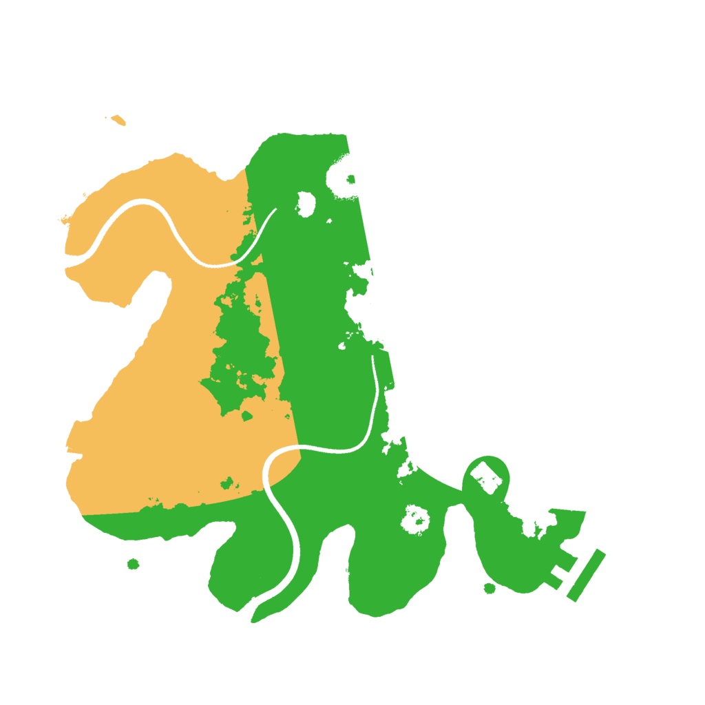 Biome Rust Map: Procedural Map, Size: 2500, Seed: 2009243412