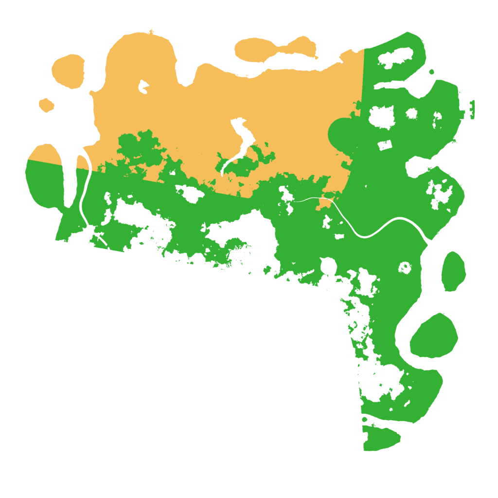 Biome Rust Map: Procedural Map, Size: 4000, Seed: 32523523